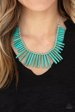 Load image into Gallery viewer, Paparazzi “Out of My Element” Blue Necklace  Earring Set - Paparazzi Accessories
