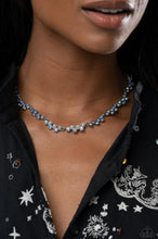 Load image into Gallery viewer, Paparazzi “Glowing Admiration” Blue Necklace Earring Set - Paparazzi Accessories
