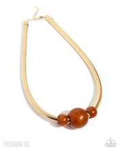 Load image into Gallery viewer, Paparazzi “Sleek Shift” Gold Necklace Earring Set - Paparazzi Accessories
