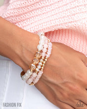 Load image into Gallery viewer, Paparazzi “Proper Play” Pink Stretch Bracelet Set - Paparazzi

