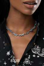 Load image into Gallery viewer, Paparazzi “Glowing Admiration” Blue Necklace Earring Set - Paparazzi Accessories
