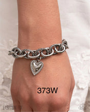 Load image into Gallery viewer, Dreaming Definition White Clasp Bracelet - Paparazzi Accessories
