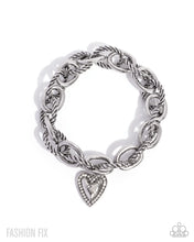 Load image into Gallery viewer, Dreaming Definition White Clasp Bracelet - Paparazzi Accessories
