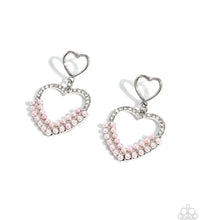 Load image into Gallery viewer, Paparazzi “Dangling Damsel” Pink Post Earrings -Paparazzi Accessories
