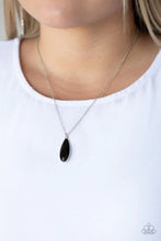 Load image into Gallery viewer, Paparazzi “Prismatically Polished” Black Necklace Earring Set - Paparazzi Accessories
