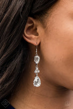 Load image into Gallery viewer, Paparazzi “Once Upon a Twinkle” White Dangle Earrings - Paparazzi Accessories
