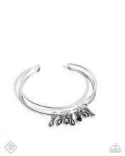 Load image into Gallery viewer, Paparazzi “Festival Freestyle” Silver Cuff Bracelet - Paparazzi Accessories
