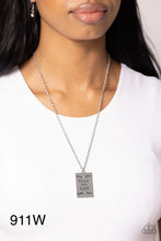 Load image into Gallery viewer, Paparazzi “All About Trust” White Necklace Earring Set
