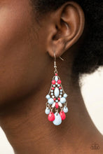 Load image into Gallery viewer, Paparazzi “STAYCATION Home” Multi Dangle Earrings - Paparazzi Accessories
