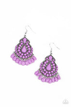 Load image into Gallery viewer, Paparazzi “Persian Posh” Purple Dangle Earrings - Paparazzi Accessories

