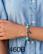 Load image into Gallery viewer, Paparazzi “Western Welcome” Blue Stretch Bracelet
