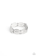 Load image into Gallery viewer, Paparazzi “Curly Chic” Silver Stretch Bracelet - Paparazzi Accessories
