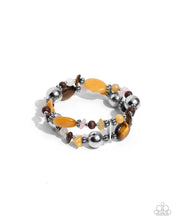 Load image into Gallery viewer, Paparazzi “Heroic Harmony” Yellow Stretch Bracelet - Paparazzi Accessories
