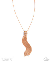 Load image into Gallery viewer, Paparazzi “Power Period” Gold Necklace Earring Set - Paparazzi Accessories
