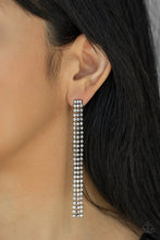 Load image into Gallery viewer, Paparazzi “Stellar Starlight” Black Post Earrings - Paparazzi Accessories
