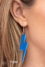 Load image into Gallery viewer, Paparazzi “Rad Revive” Blue Dangle Earrings - Cindysblingboutique
