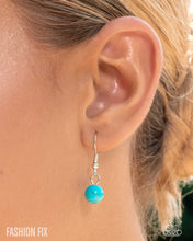 Load image into Gallery viewer, Paparazzi "Valiant Voyage" Blue Necklace Earring Set - Paparazzi Accessories
