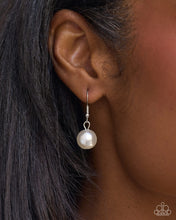 Load image into Gallery viewer, Paparazzi “Adorable Art Deco” White Necklace Earring Set - Paparazzi Accessories
