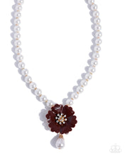 Load image into Gallery viewer, Paparazzi “Whimsical Want” Brown Necklace Earring Set - Paparazzi Accessories
