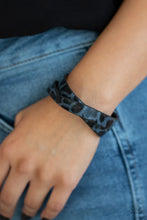 Load image into Gallery viewer, Paparazzi “All GRRirl” Blue Wrap Bracelet - Paparazzi Accessories
