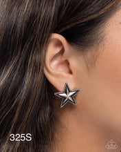 Load image into Gallery viewer, Paparazzi “Staunch Studs” Silver Post Earrings - Paparazzi Accessories
