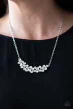 Load image into Gallery viewer, Paparazzi “Special Treatment” White Necklace Earring Set - Paparazzi Accessories
