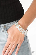 Load image into Gallery viewer, Paparazzi “Yours and VINE” White Stretch Bracelet - Paparazzi Accessories
