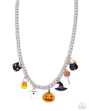 Load image into Gallery viewer, Paparazzi “Haunting Night” Multi Necklace Earring Set - Paparazzi Accessories
