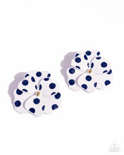 Load image into Gallery viewer, Paparazzi “Dotted Dialogue” Blue Post Earrings - Paparazzi Accessories
