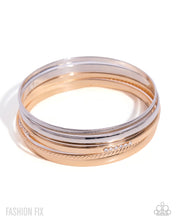 Load image into Gallery viewer, Paparazzi “Vote of Confidence” Multi Bangle Bracelet Set - Paparazzi Accessories

