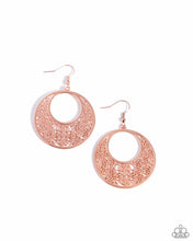 Load image into Gallery viewer, Paparazzi “Mandala Paradise” Copper Dangle Earrings - Paparazzi Accessories
