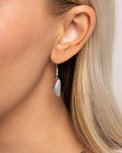 Load image into Gallery viewer, Paparazzi “Sharp Soliloquy” Silver Necklace Earring Set - Paparazzi Accessories
