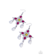 Load image into Gallery viewer, Paparazzi “Elegant Expertise” Multi Dangle Earrings - Paparazzi Accessories
