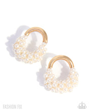 Load image into Gallery viewer, Paparazzi “Elizabethan Elegance” Gold Post Earrings - Paparazzi Accessories
