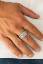 Load image into Gallery viewer, “Steadfast” White Stretch Ring - Paparazzi Accessories
