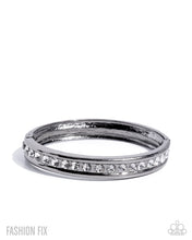 Load image into Gallery viewer, Paparazzi “Dangerously Defiant” Black Hinge Bracelet - Paparazzi Accessories
