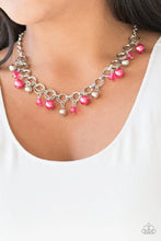 Load image into Gallery viewer, Paparazzi “Fiercely Fancy” Pink Necklace Earring Set - Paparazzi Accessories
