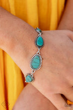 Load image into Gallery viewer, Paparazzi “Elemental Exploration” Blue Adjustable Clasp Bracelet - Paparazzi Accessories
