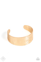 Load image into Gallery viewer, Paparazzi "Coolly Curved" Cuff Gold Bracelet - Paparazzi Accessories

