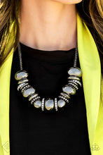 Load image into Gallery viewer, Paparazzi “Only The Brave&quot; Black Necklace Earring Set - Paparazzi Accessories

