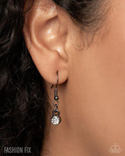 Load image into Gallery viewer, Paparazzi “Defiant Dazzle” Black Necklace Earring Set - Paparazzi Accessories
