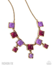 Load image into Gallery viewer, Paparazzi “Vintage Boho” Purple Necklace Earring Set - Paparazzi Accessories
