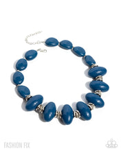 Load image into Gallery viewer, Paparazzi “Tangible Tradition” Blue Necklace Earring Set - Paparazzi Accessories

