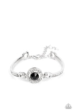 Load image into Gallery viewer, Paparazzi “Focused and Fabulous” Black Clasp Bracelet - Paparazzi Accessories
