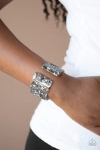 Load image into Gallery viewer, Paparazzi &quot;Haute Hustle&quot; Silver Cuff Bracelet - Paparazzi Accessories

