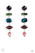 Load image into Gallery viewer, Paparazzi “Connected Confidence” Multi Post Earrings - Paparazzi Accessories
