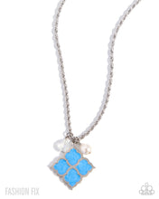 Load image into Gallery viewer, Paparazzi “Pastoral Pirouette” Blue Necklace Earring Set - Paparazzi Accessories
