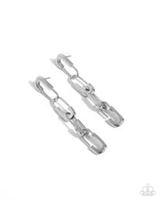 Load image into Gallery viewer, Paparazzi “Linked Launch” Silver Post Earrings - Paparazzi Accessories
