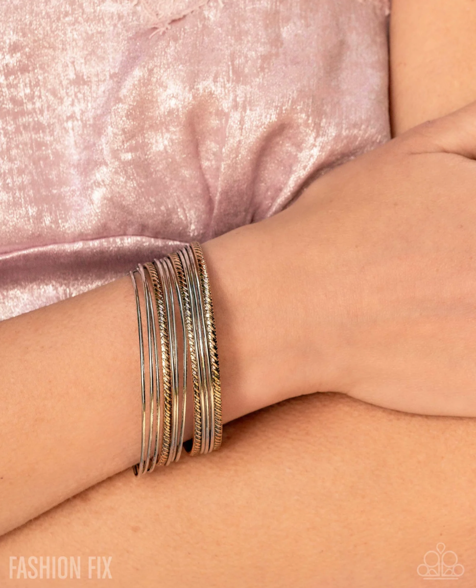 Paparazzi “Liberated Legend” Multi Cuff Bracelet - Paparazzi Accessories