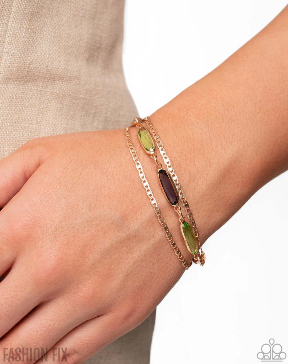 Paparazzi “Tailored Tradition” Multi Adjustable Clasp Bracelet - Paparazzi Accessories